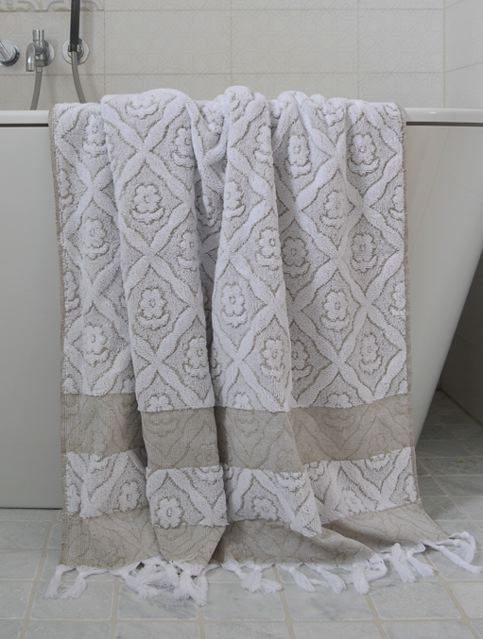 poeder Slank Oeganda HOME & LIFESTYLE :: Hand- & Hamamdoeken :: Luxe Handdoek Olijfgroen 180 x  100 cm